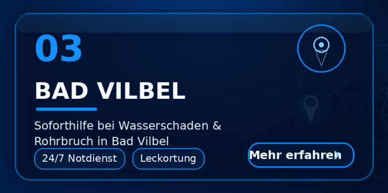 Bad Vilbel Wasserschaden Bad Vilbel – schnelle Hilfe bei Rohrbruch